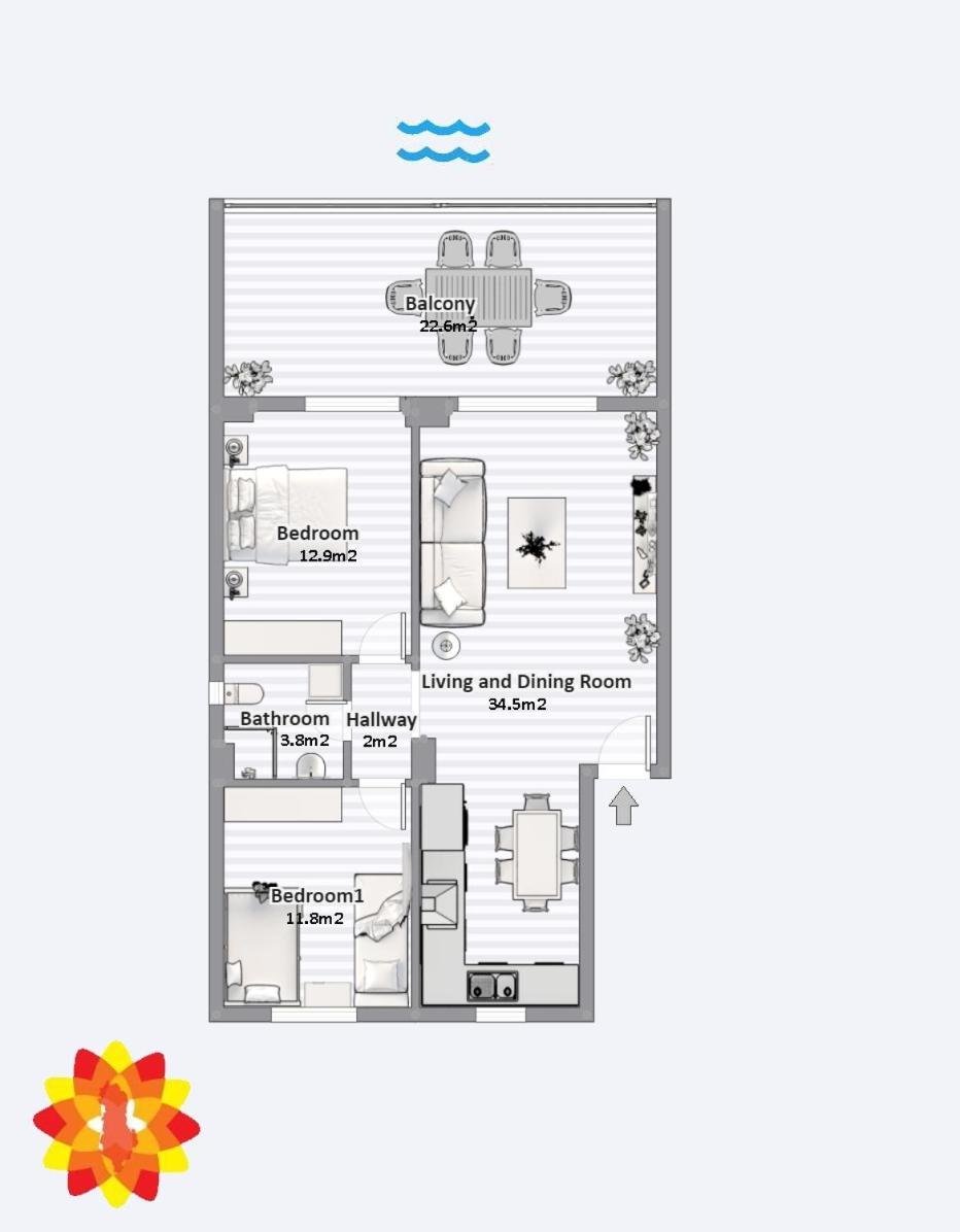 Veranda Sea View Apartment Sarandë Exterior foto